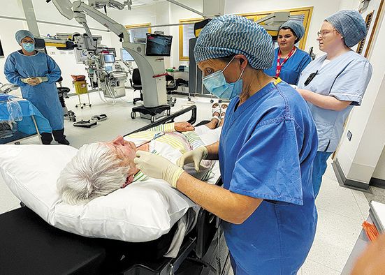 Patients receive vital cataract surgery at Downe Hospital