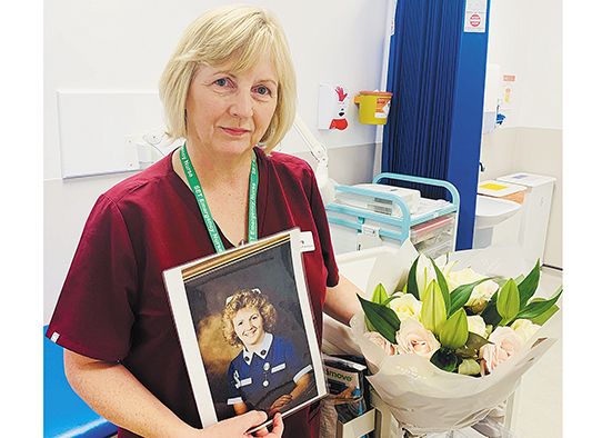 Audrey marks 40 years nursing