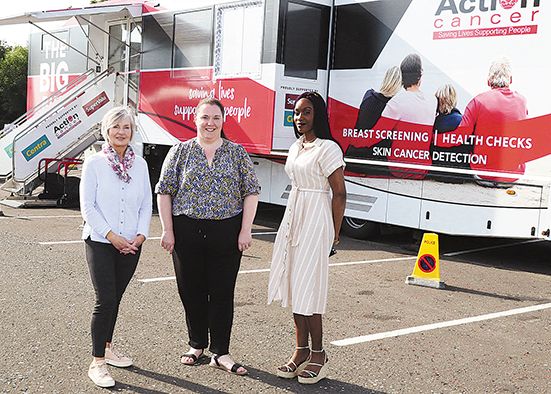 Action Cancer Big Bus visits