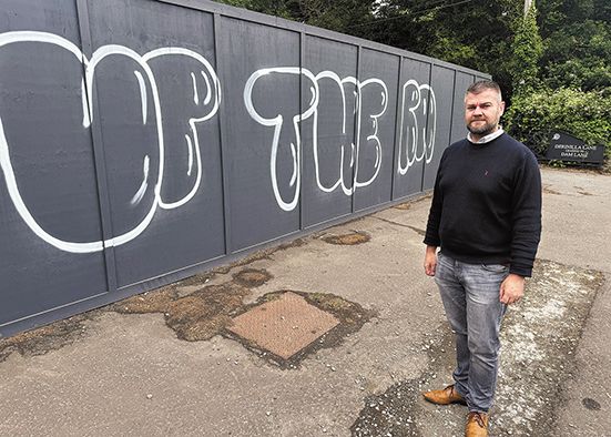 Sectarian graffiti in Dundrum is ‘unacceptable’