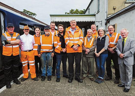 Stormont minister visits local railway
